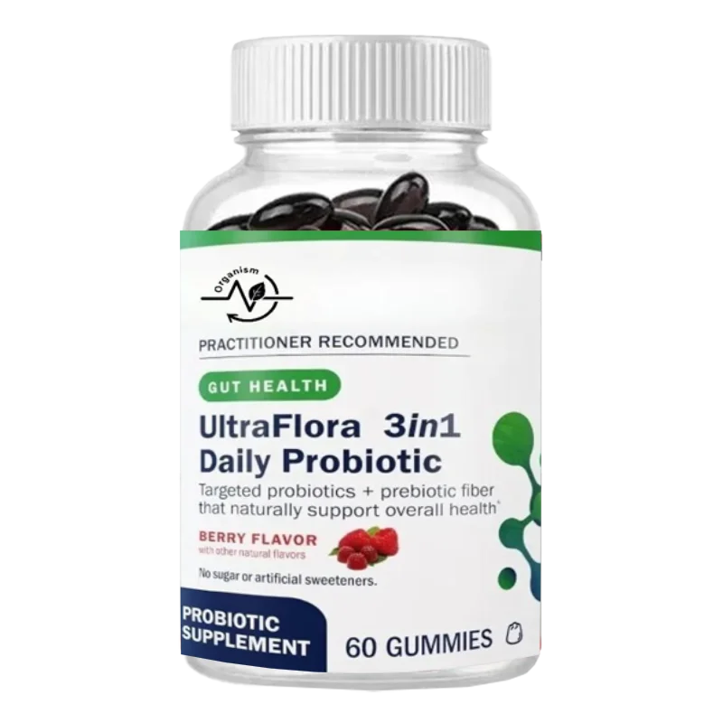 

Ежедневная пробиотическая добавка 3-в-1, поддерживающая здоровье кишечника и иммунитета в взрослых и детей - 60 жевательных конфет