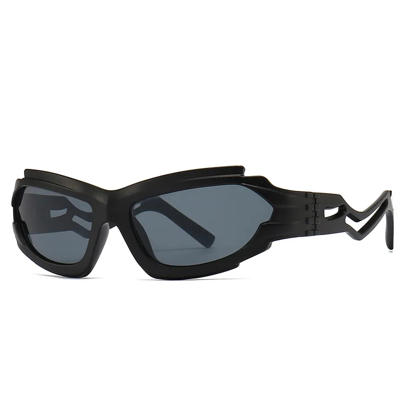 Neue Vintage Unregelmäßigen Katze Auge Frauen Luxus Sonnenbrille Mode Marke Designer Hohl Beine Mode Männer Shades UV400 Sonnenbrille – Detail 3