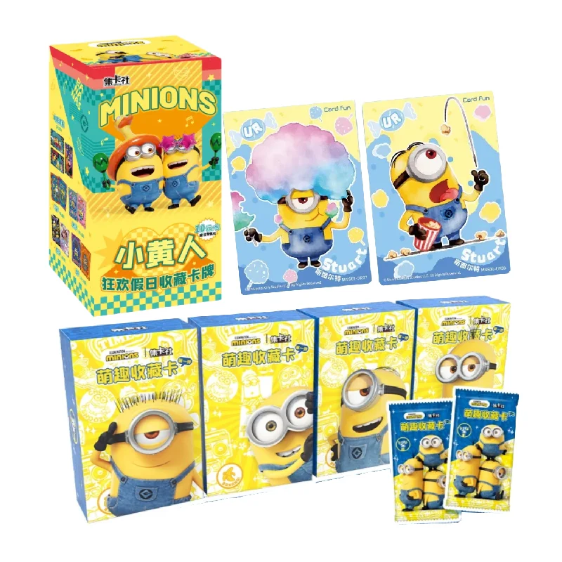 Echte Minions Sammelkarten Spaßkarten Serie 2 Minions Anime Trendige Sammelkarten Spielkarten Kindertag Geschenke