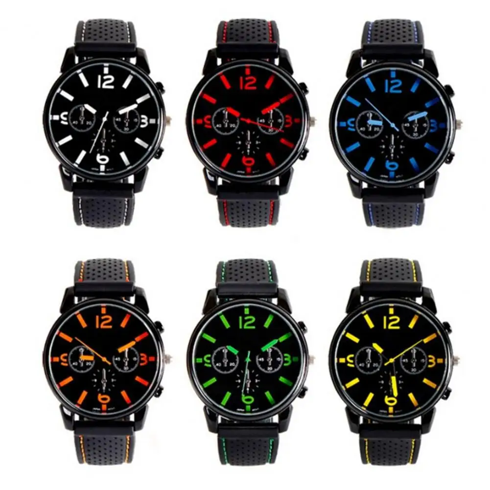 Watches Mens 2022 Quartz Watch Men Watches Sport Wristwatch Silicone Fashion Hours Часы Мужские Relojes Para Hombre