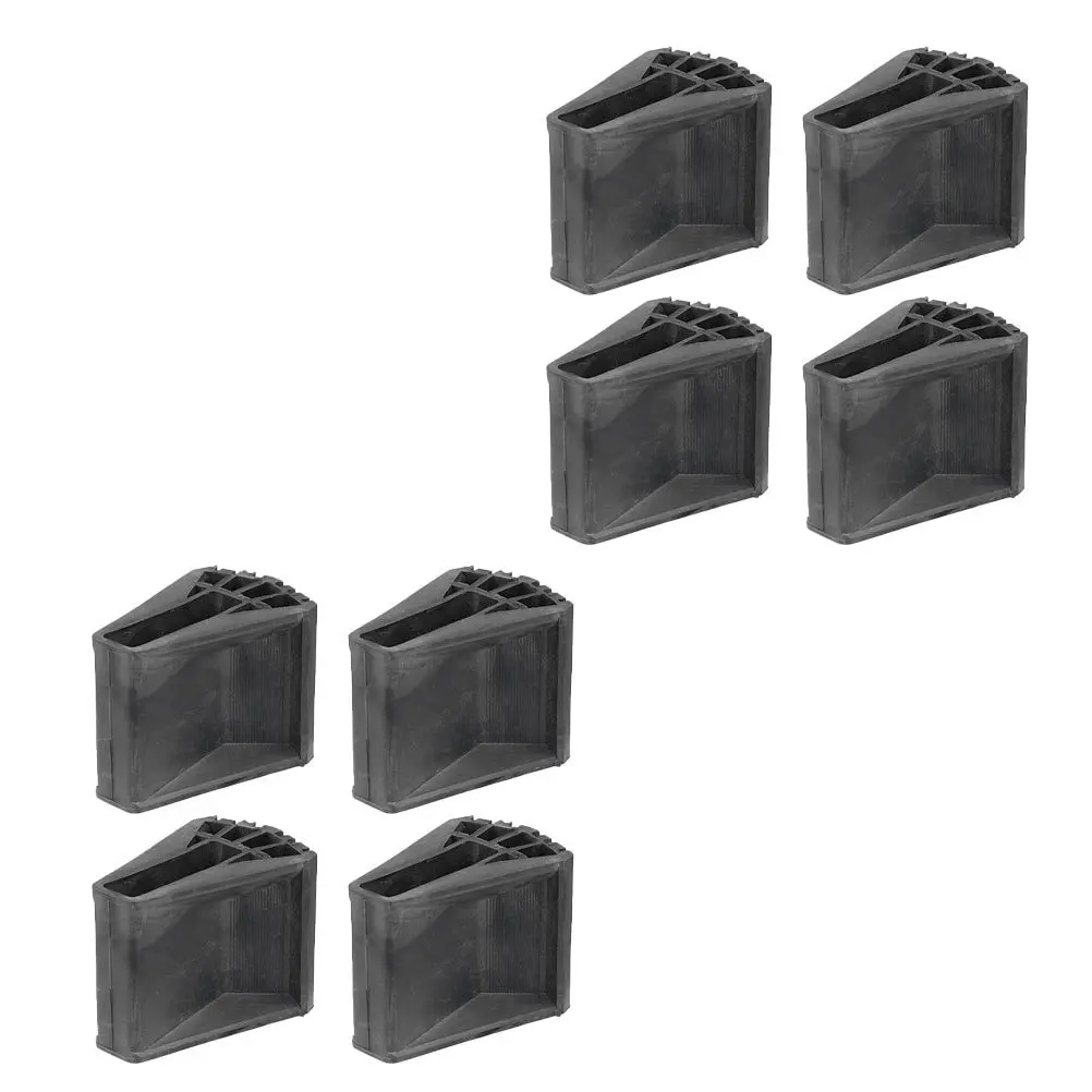 

8Pcs Anti-Slip Foot Pads for Ladder Rubber Non-Slip Ladder Feet Covers Heavy Duty Floor Protector for Wood Tile Carpet Stair Leg