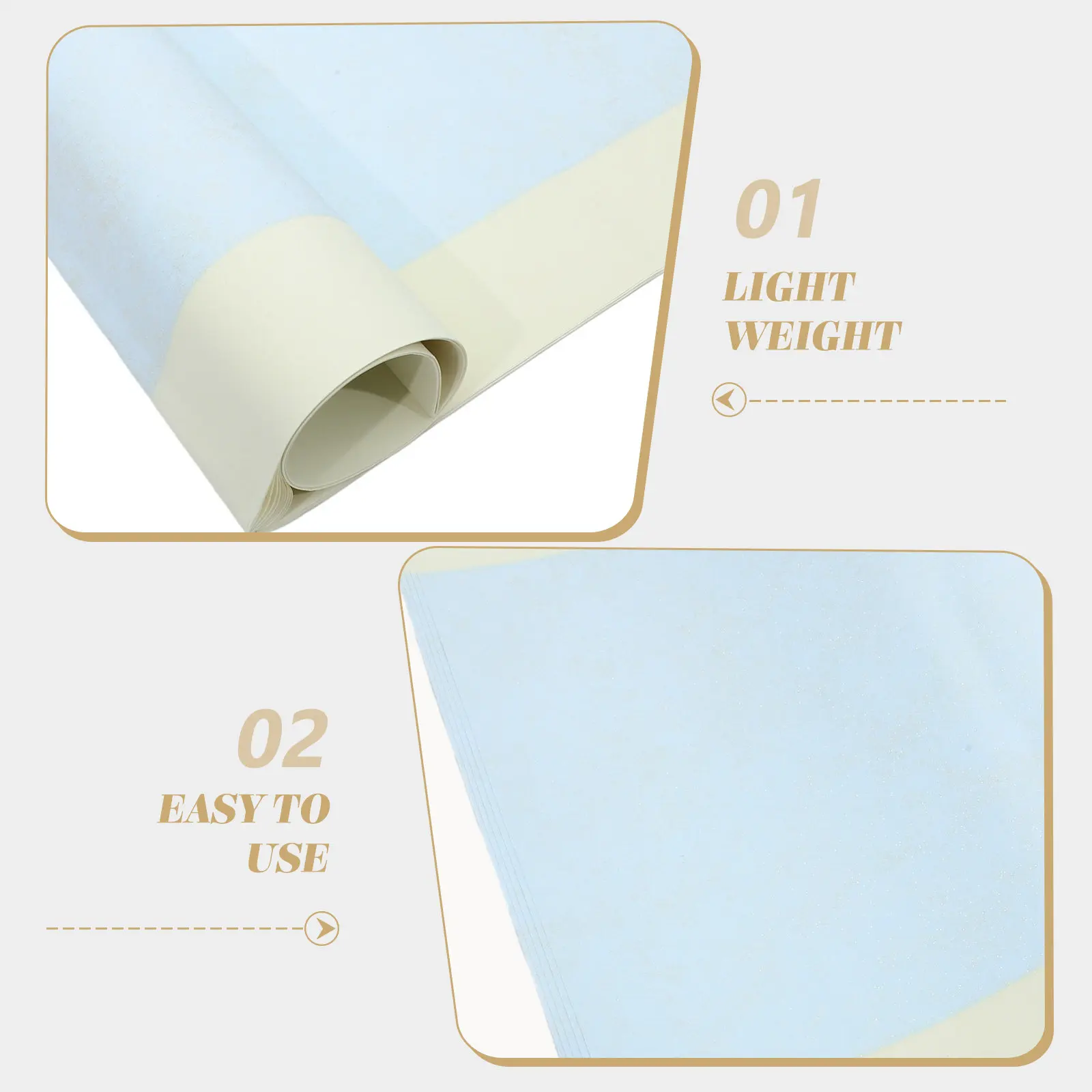 

5 шт. тренировочных листов бумаги Xuan для китайской каллиграфии, легкие, портативные, износостойкие, удобные для начинающих студентов