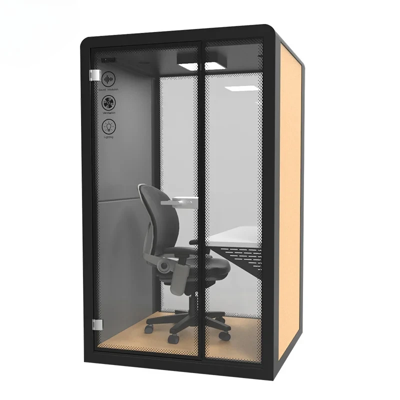 

Professional Sound Insulation Cabin 1 Year Warranty 100kg Heavy Duty Office Conference Call Portable Sound Insulation Cabin