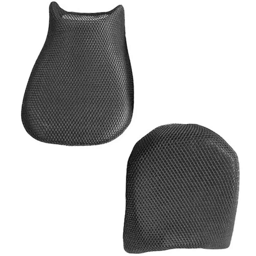 

2Pcs Motorcycle Seat Cover Scooter Sun Shade Mesh Polyester Insulation Cushion Covers Bike Seats Protector