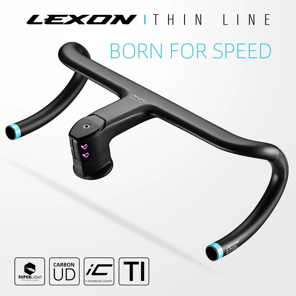 LEXON-THIN LINE Full Carbon Road Handlebar Ultralight Road Bike