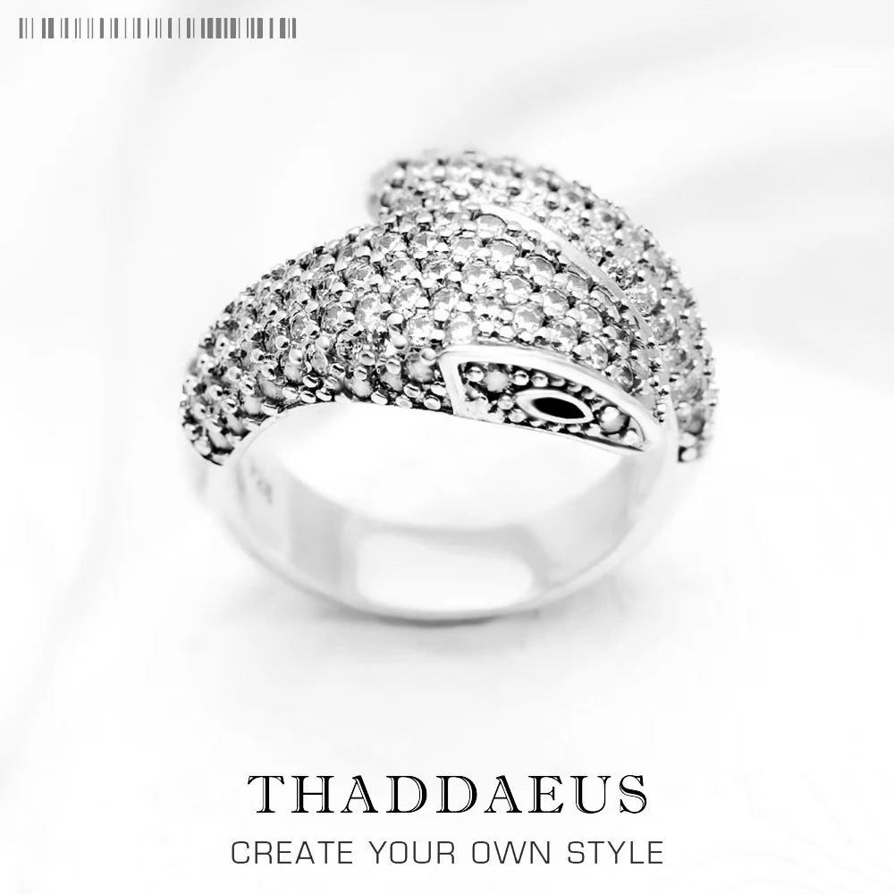 

Белые кольца в виде змеи в европейском стиле, модные хорошие ювелирные украшения для женщин, весенний подарок из стерлингового серебра 925 пр...