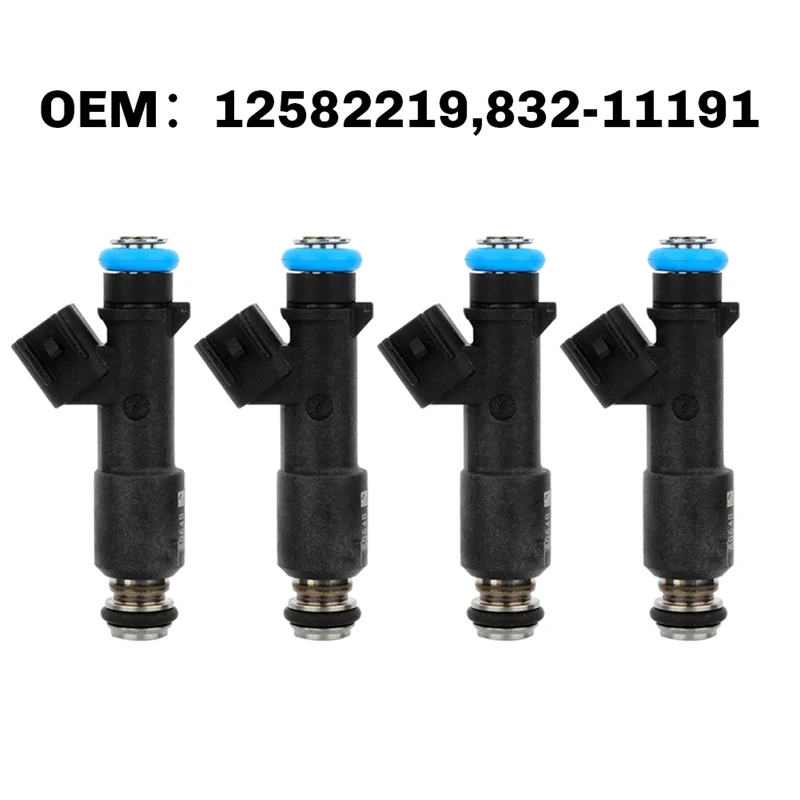 4Pcs Fuel Injectors For Chevy Cobalt 2005-2010 Pontiac G5 Pursuit 2007-2010 2.2L Part Number:12582219,832-11191