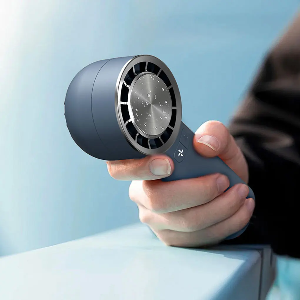 Handheld Fan With Semiconductor Refrigeration For Long-lasting Coolness Type-C Interface