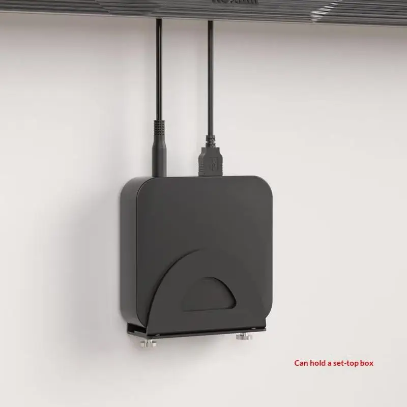 New Wall Mount Wifi Router Storage Rack Box Household Cable Organizer Home Theater Device Bracket view 5