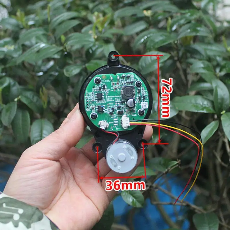 

CA 1Pcs new Robot Parts 360 Degree LiDAR Ranging Module For Sweeping Robot Rotating Scanning Radar Composition*