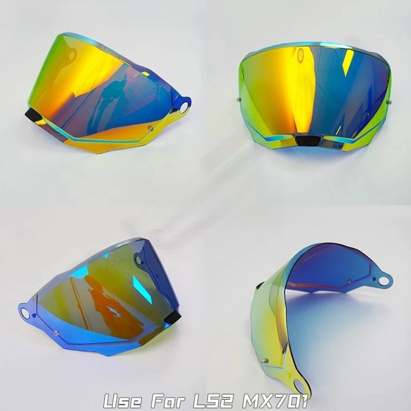 Helmet Visor for LS2 MX701 EXPLORER C Motocross Detachable Rally Off-road Motorcyle Helmet Replacement Visors Extra Shield Lens - view 4