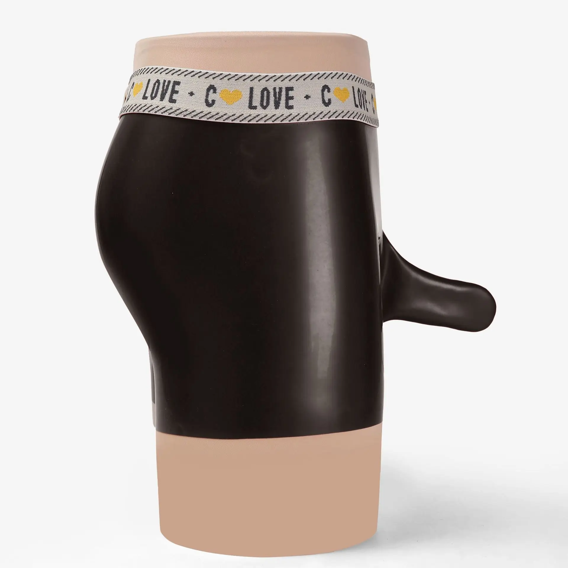 XXXXL لينة اللاتكس سراويل داخلية للرجال الرجال Underpant المطاط سراويل قصيرة كلوبوير ملخصات حفلة خاصة سلسلة اللباس الداخلي الملابس الداخلية الوثن