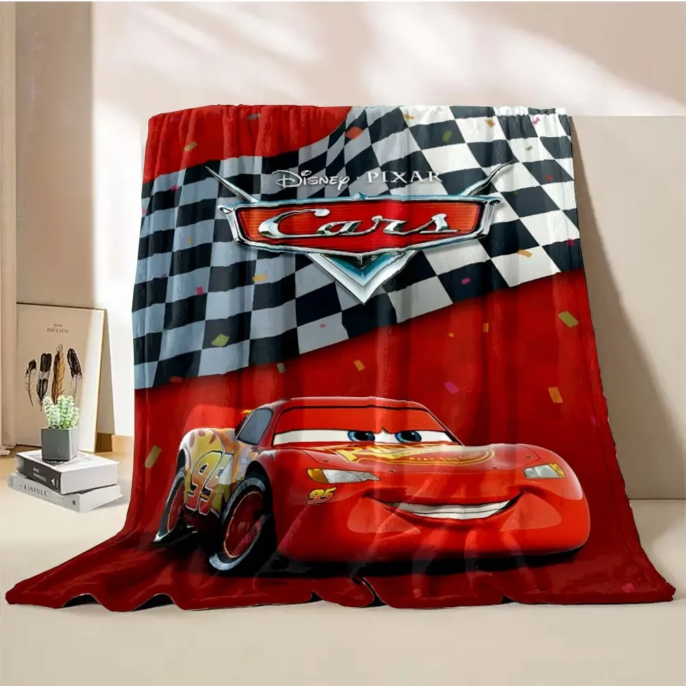 Disney Cars Mcqueen Blanket Soft Fluffy Throw King Size Luxury Blanket Throw Kid Adult Sofa Bed Blanket Cover Travel Throw Gift