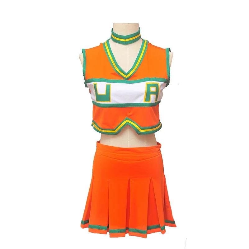 

Anime My Hero Academia Asui Tsuyu Boku No Hero Academia Cosplay Costume Cheerleading Uniform