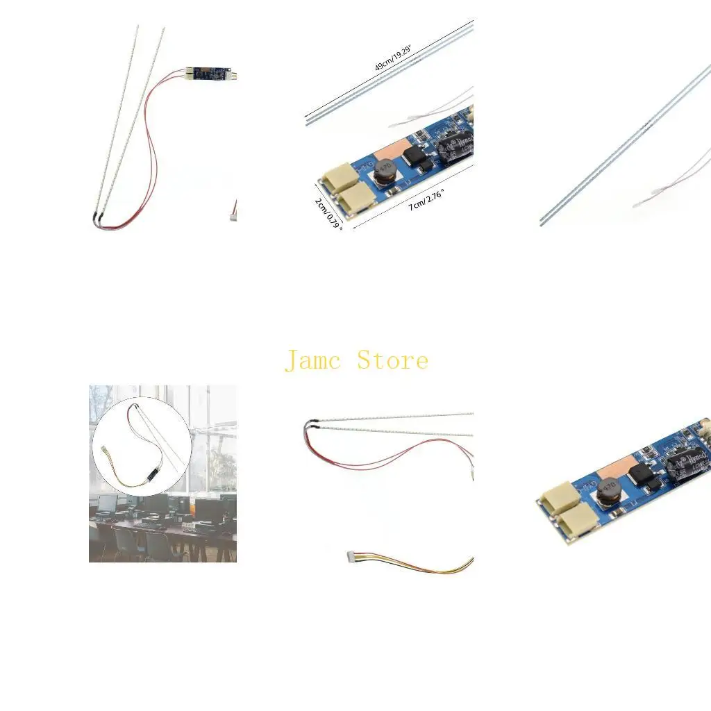 LX0B LED Backlight Lamps 19inch Update for LCD Monitor Panel Double LED Strips
