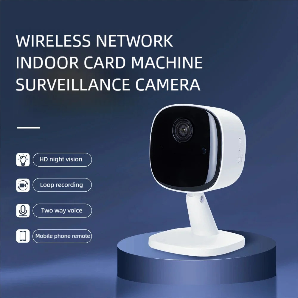 Wireless WiFi Network Camera Indoor Home High Definition Camera Outdoor Sports Camera Security Monitoring Equipment Card Machine