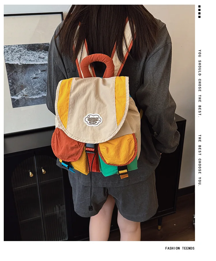 Two Sizes Parent Kid Lightweight Decorative Backpack New Leisure Backpack For Kindergarten And Primary School Students Outdoor