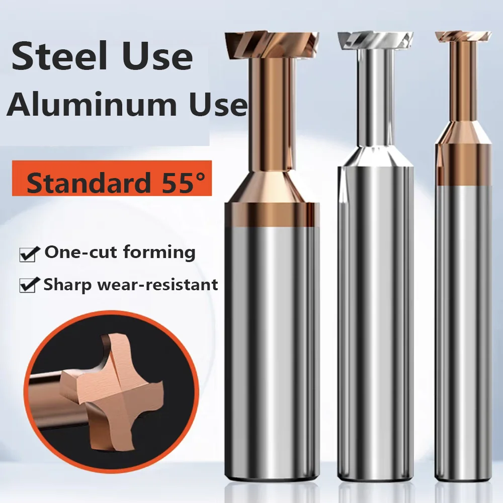 

Tungsten Steel T-shaped Cutter T-shaped Milling Cutter Carbide Slotting cutter CNC Tool Machining Center Tool