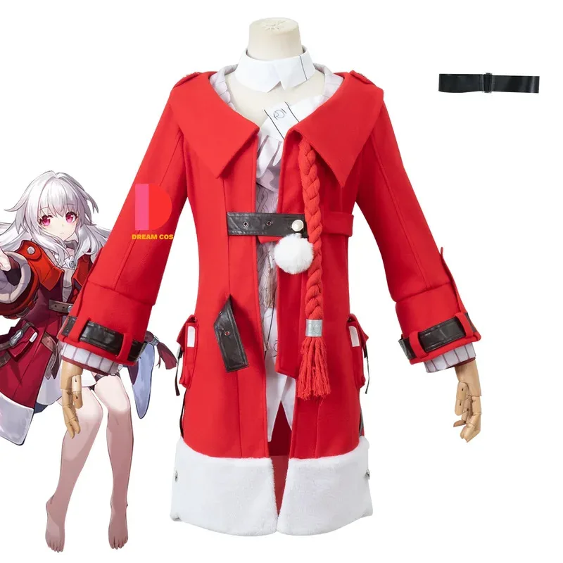 Honkai Star Rail Clara Cosplay Costume Carnival Uniform Wig Anime Halloween Men’s Game Outfit with Accessories Hot Sale Fashion