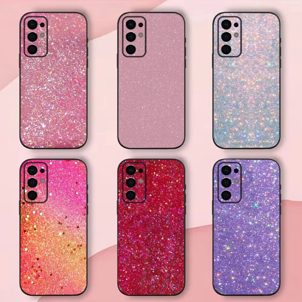 

Pink Glitter Cool Phone Case For Samsung S24,S21,S22,S23,S30,Ultra,S20,Plus,Fe,Lite,Note,10,9,5G Black Soft Shell