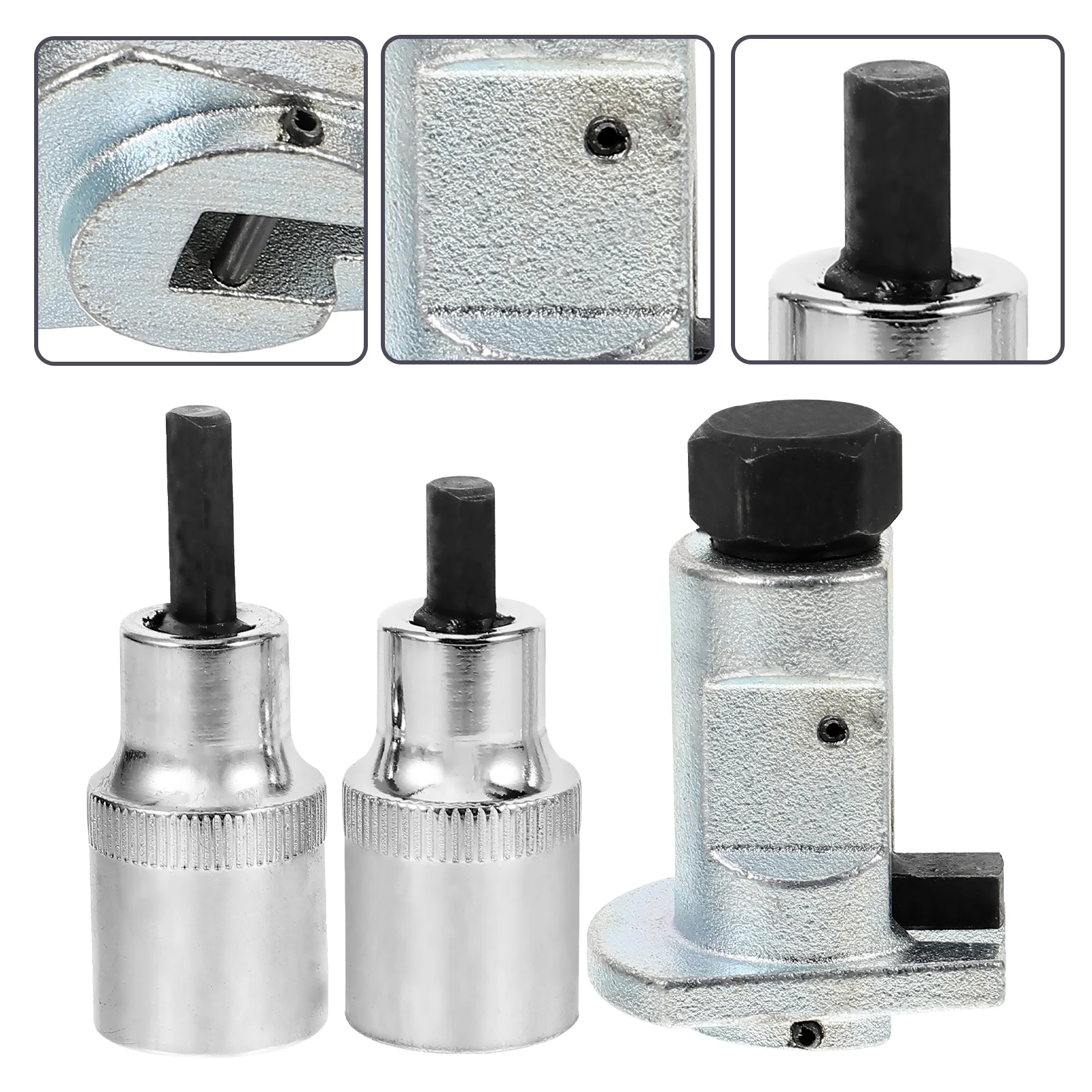 3pcs Horn Ball Head Separator Strut Spreader Tool Metal Car Suspension Dismantle Mechanic Automotive Steering Tools High