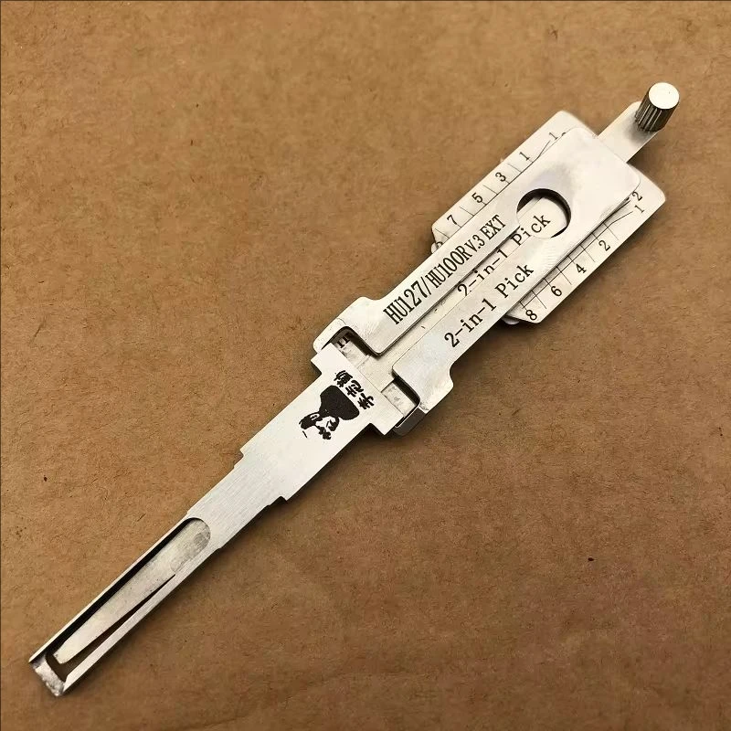 For New BWM Lishi 2in1 HU100R V.3 Original Decoder Lock Pick tool Locksmiths tool Car Door Opne Tool