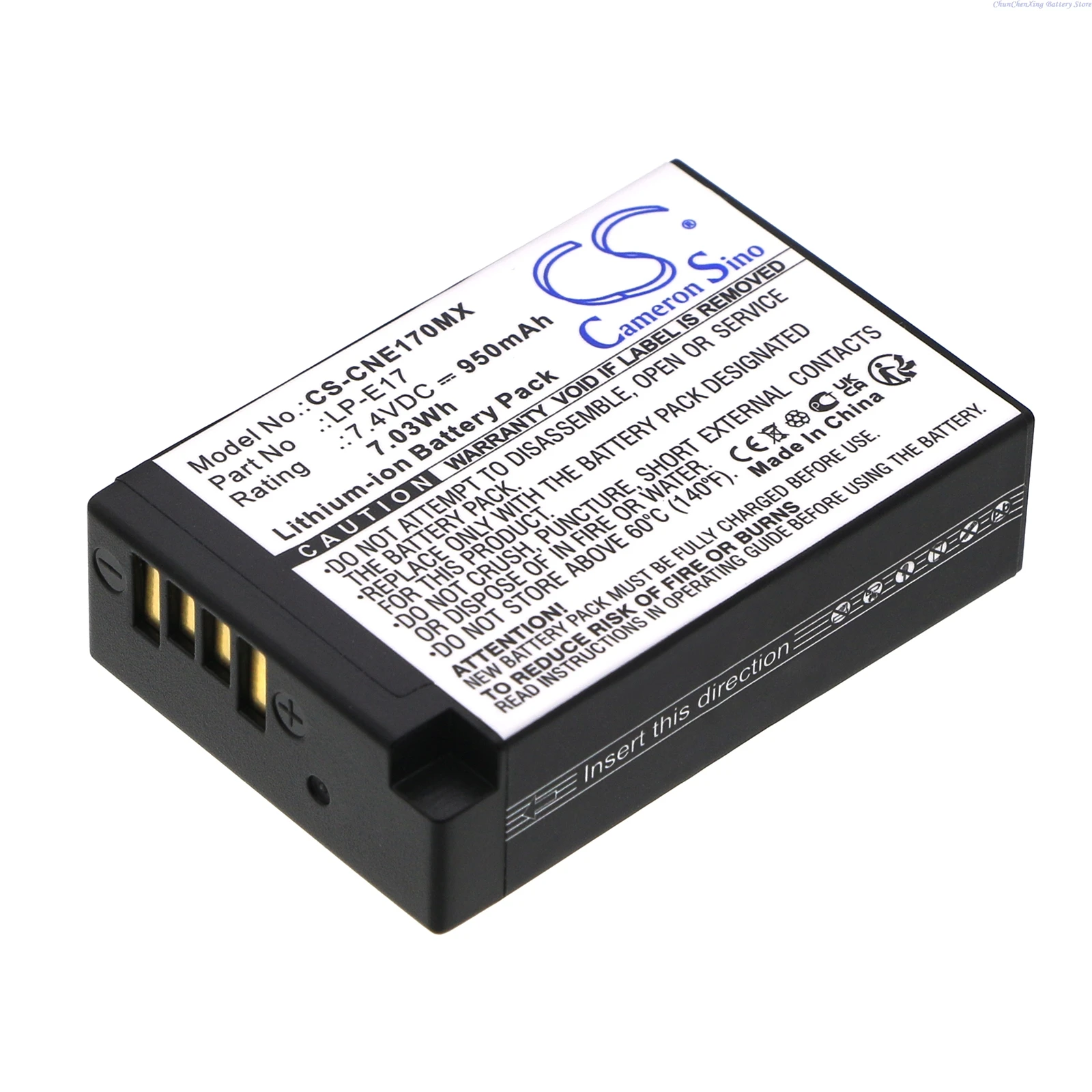 Replacement 7.4V 950mAh  Camera Battery LP-E17 for Canon EOS Kiss X8i EOS M3 750D 760D 800D M5 M6 770D 200D 250D T6i
