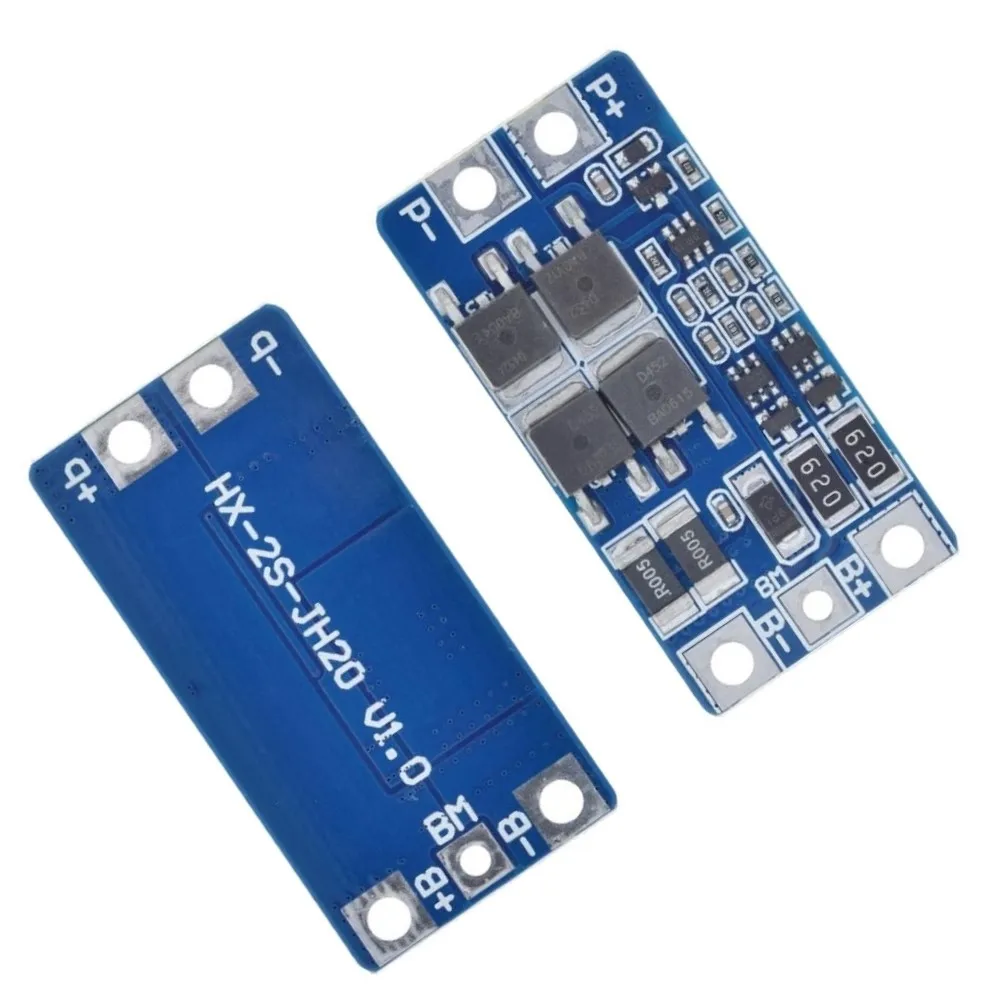 HX-2S-JH20  2S 7.4V 8.4V 10A Lithium Battery Charge Protection Board Balancer Equalizer Battery Charger Protection Board