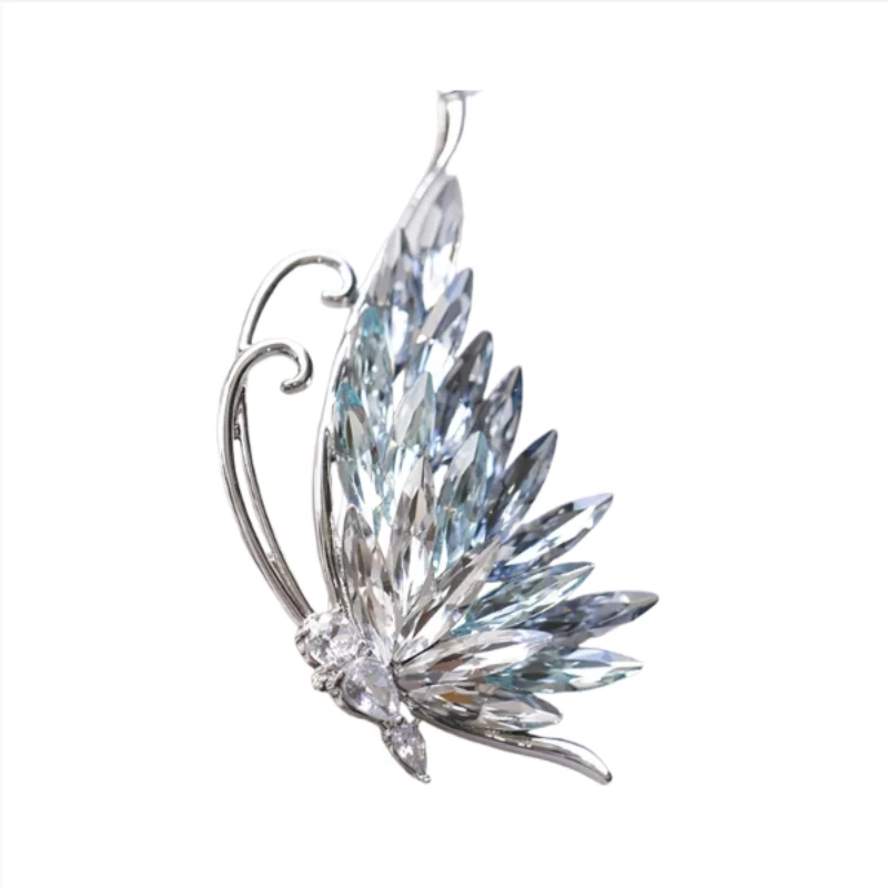 Luxury Crystal Butterfly Series Brooch Women Delicate High Quality Fashion Brooches Rhinestone Pin Brooch Jewelry Gift for Girls