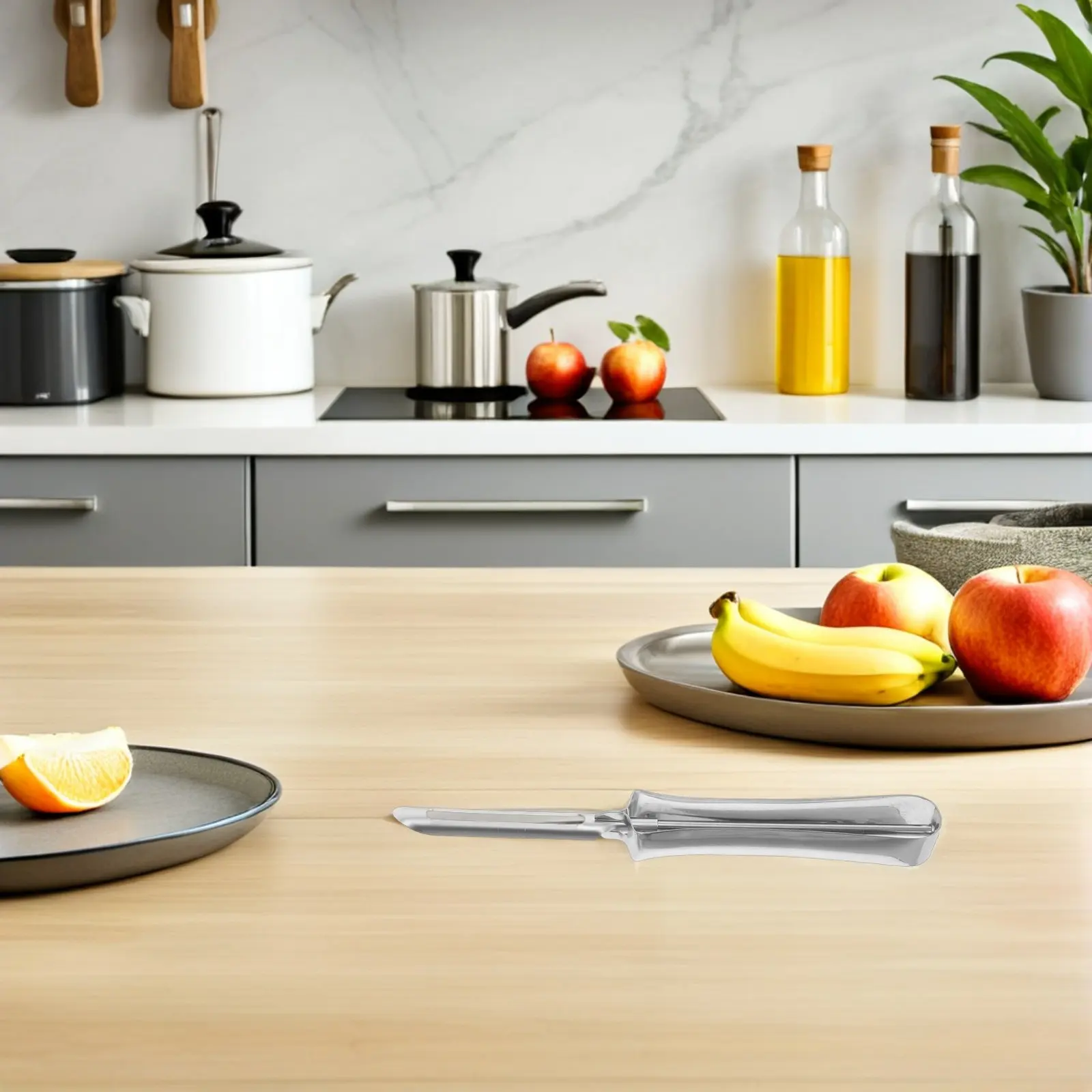 

2Pcs Stainless Steel Manual Kitchen Peeler Non-Slip Comfortable Vegetable Fruit Peeler Potato Mango Citrus Easy Clean