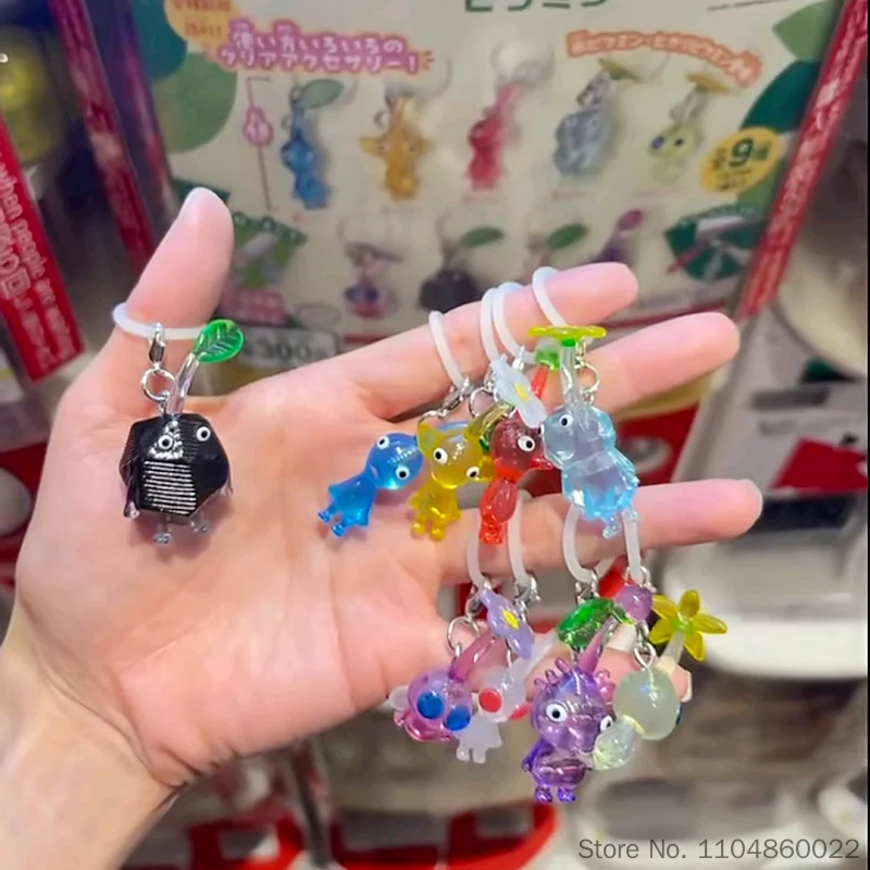Figuras de acción de personajes del juego Pikmin 2026, colgante para mochila, modelo coleccionable, bola Gashapon, regalos para amigos y fans