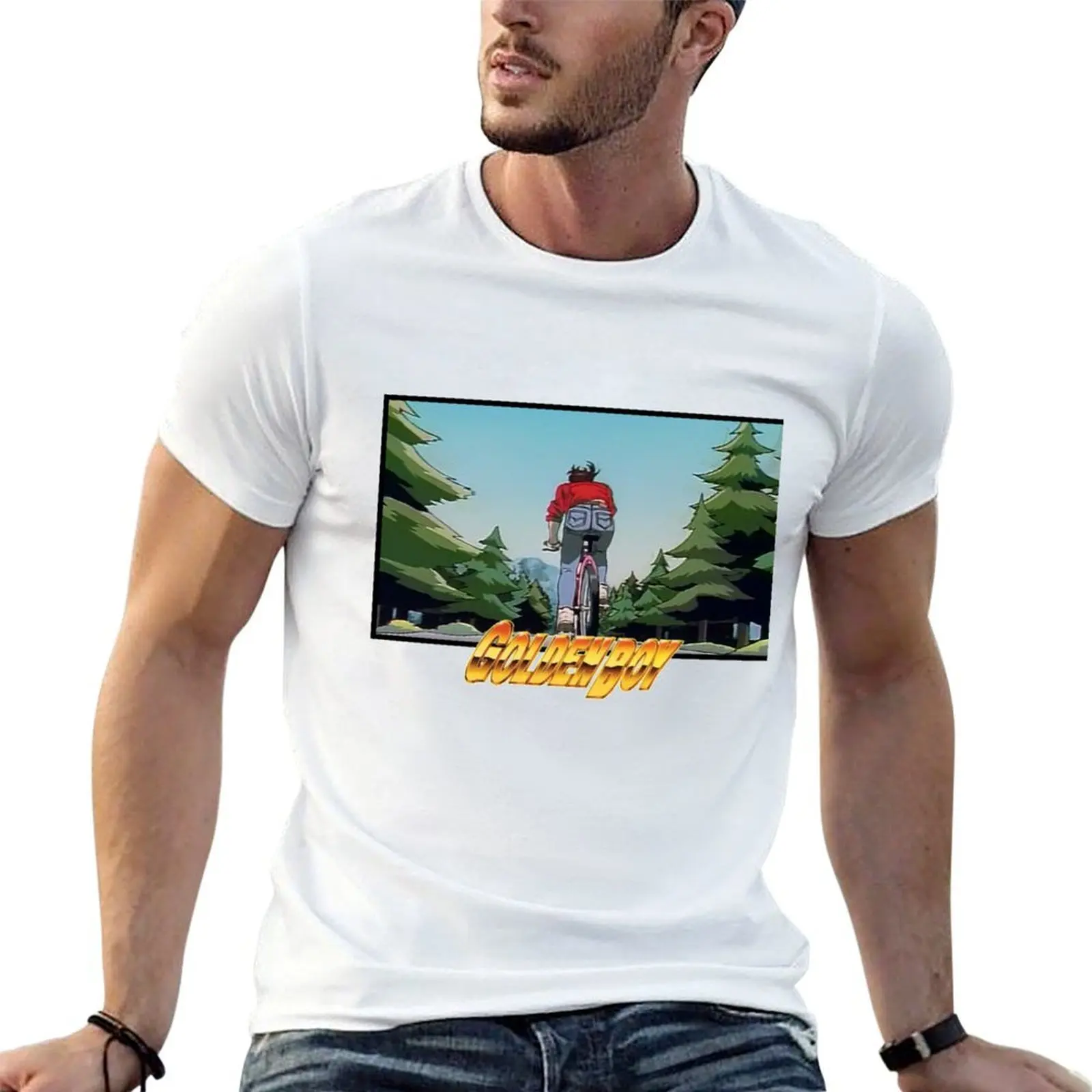 

Golden Boy T-Shirt cotton tshirt 100% g man t shirts for men t shirts for man slim fit T-Shirt