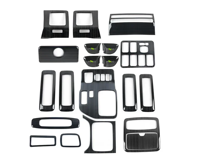 Upgrade decorative stainless steel interior trim for  land cruiser prado accessories 120 FJ120 interior 2003-2009