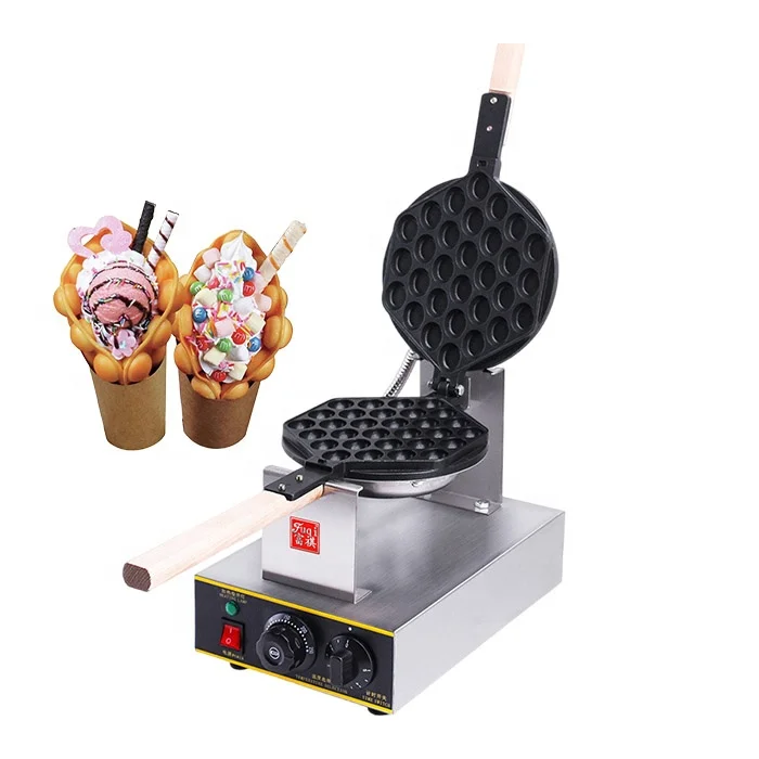 Máquina comercial de waffle de muffin de ovo de waffle de donut QQ fabricação de bolo de ovos