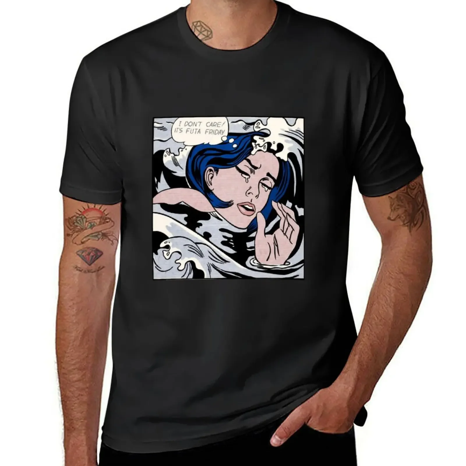 Roy Lichtenstein Futa Friday T-Shirt graphic t shirts cute clothes plus size clothes fitted t shirts for men