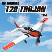 Orlans 4-Channel Propeller Remote-Controlled Aircraft Simulation T28 Fighter Fixed Wing Model Foam Crash Resistant Model Toy