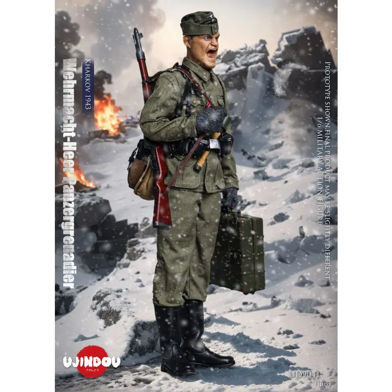 Origineel 1/6: Gepantserde Grenadiers van de Duitse verdedigingskrachten tijdens de Tweede Wereldoorlog - Kharkov 1943 Mobiele soldaat Model Speelgoedcadeau