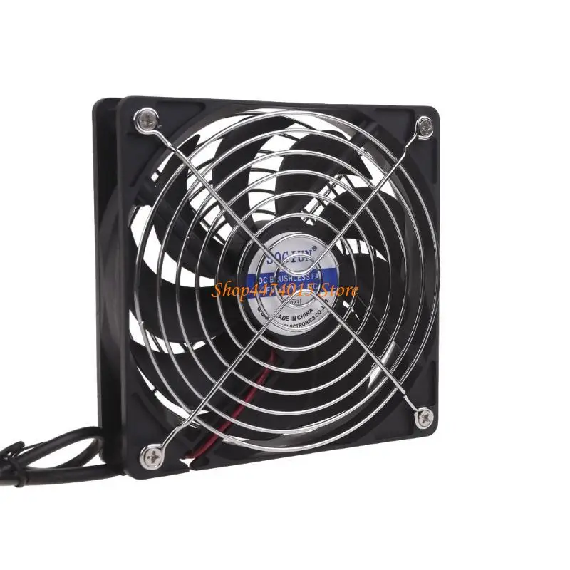 

K1AA AC100-240V 12cm Cooling Fan for PC Components and Workstations Adjustable Speed