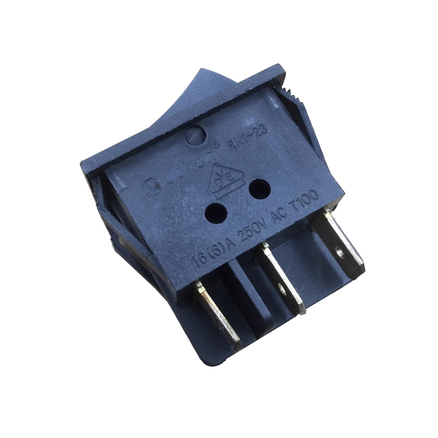 Original large ship type switch RK1-23 dual dual six pin second gear rocker switch with light 16A/250V