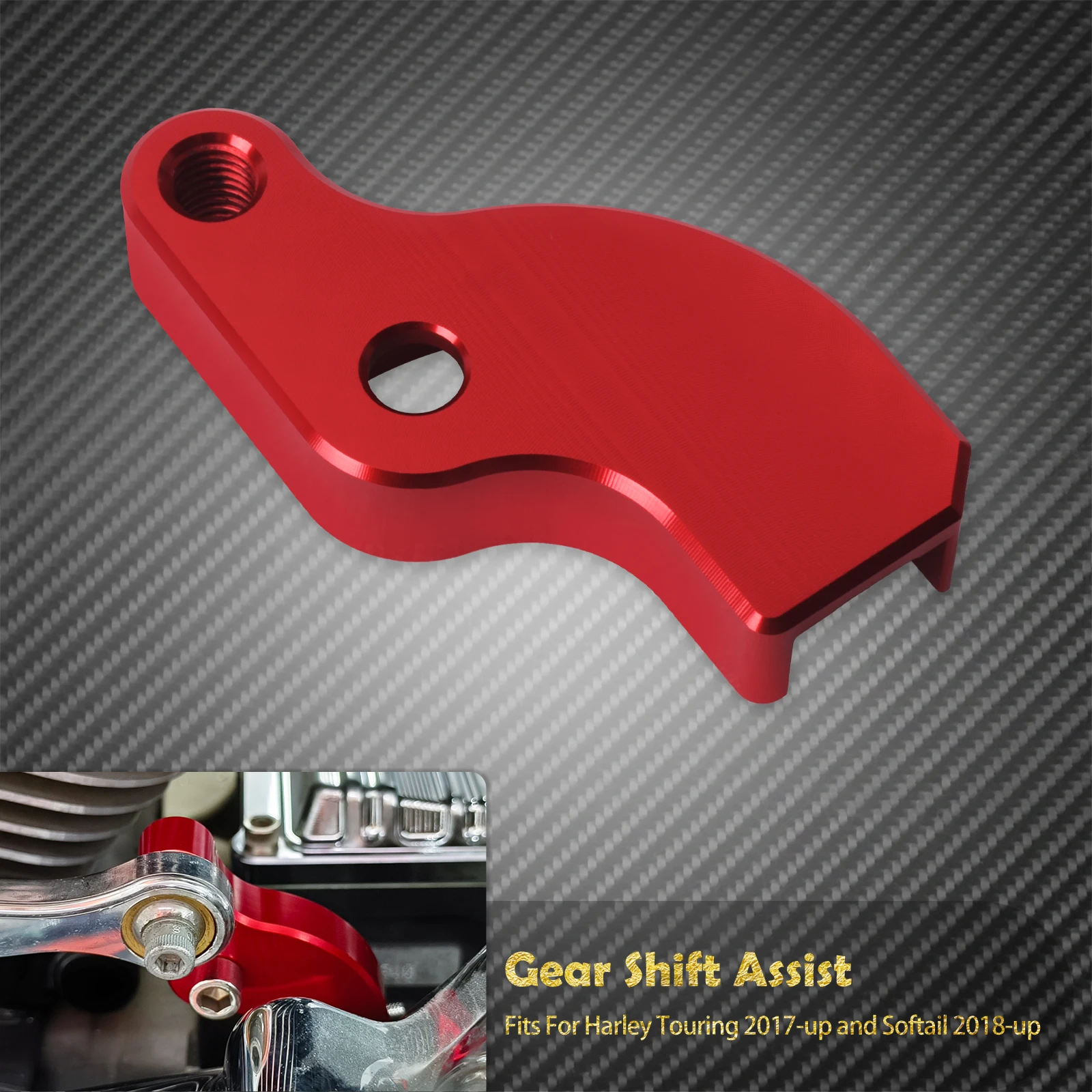 Motorrad Getriebe Shift Unterstützen Übertragung Booster Aluminium Für Harley Softail 18-UP Breakout Touring 2017-UP Street Road Glide
