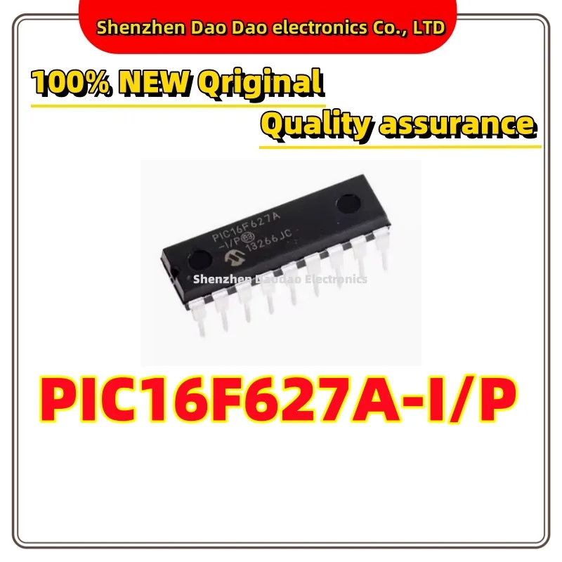 PIC16F627A-I/P PIC16F627A I P DIP-18 Microcontroller chip IC new original