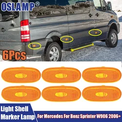 6Pcs Car Side Marker Light Shells Side Repeater Reflector Signal Lamp Fit For Mercedes For Benz Sprinter W906 2006+ #A0038202956