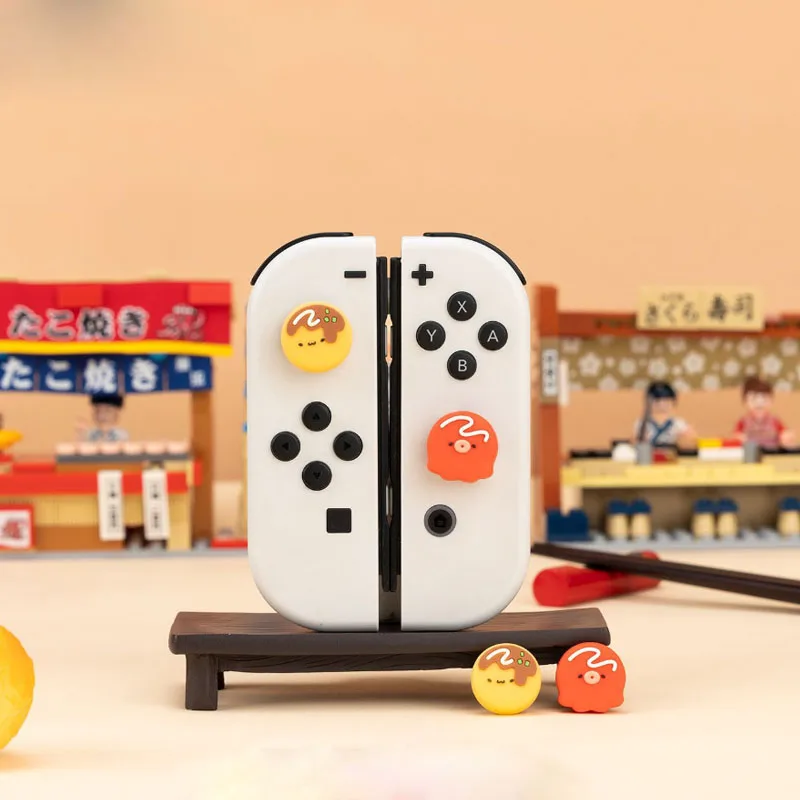 ไดโนเสาร์มอนสเตอร์ซิลิโคน Thumb Stick Grip Cap สำหรับสวิทช์ Oled NS Lite Joy-Con Controller Thumbstick กรณี