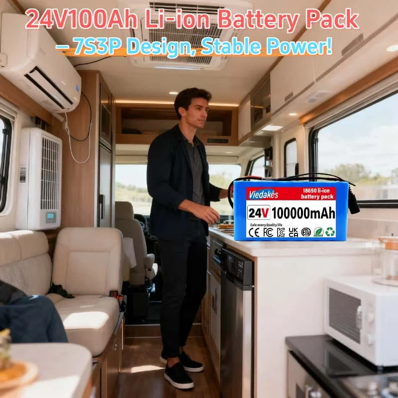 

7S3P 24V100Ah Battery,No Interrupted Workflows,Quick Charge Compatible,Lightweight&Portable,Suitable for Industrial/DIY Projects