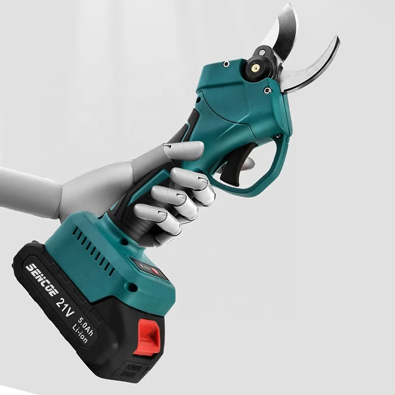 

Battery Powered Cordless Rechargeable Electric Industrial Grade 21V Lithium Battery Arguculutre Fruit Tree Picker Plastic Rubber