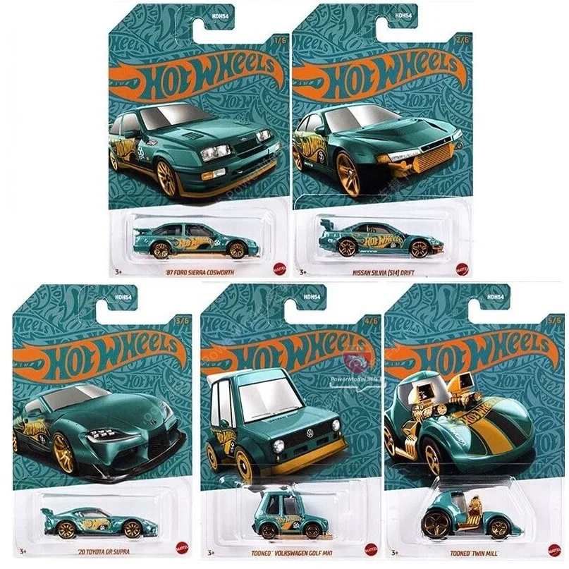 

Hot Wheels Cars HDH54-F 56th Anniversary Edition 1/64 Metal Die-cast Model Toy Vehicles