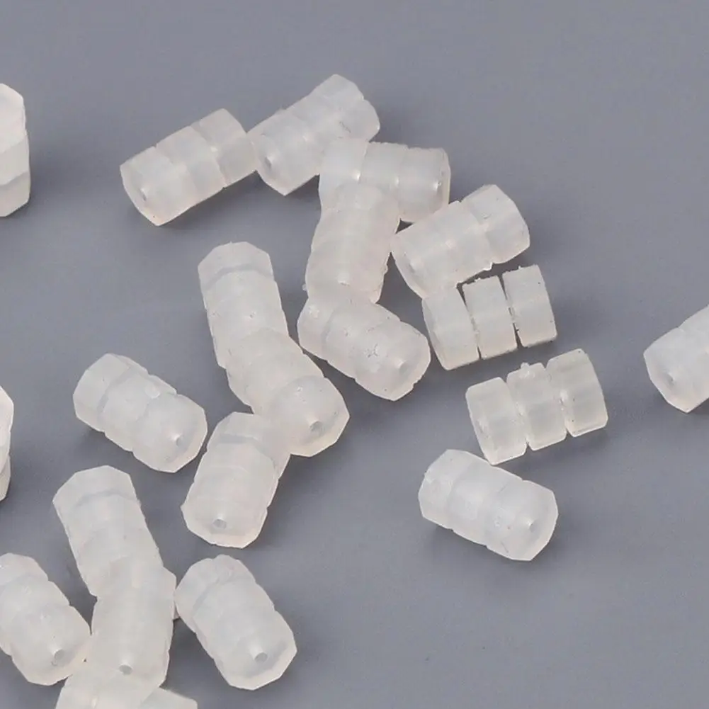 

100pcs Silicone Internal Cable Guard Ring For 1.2-1.5mm Shift And Brake Cable Prevent Paint Damage Easy Install White