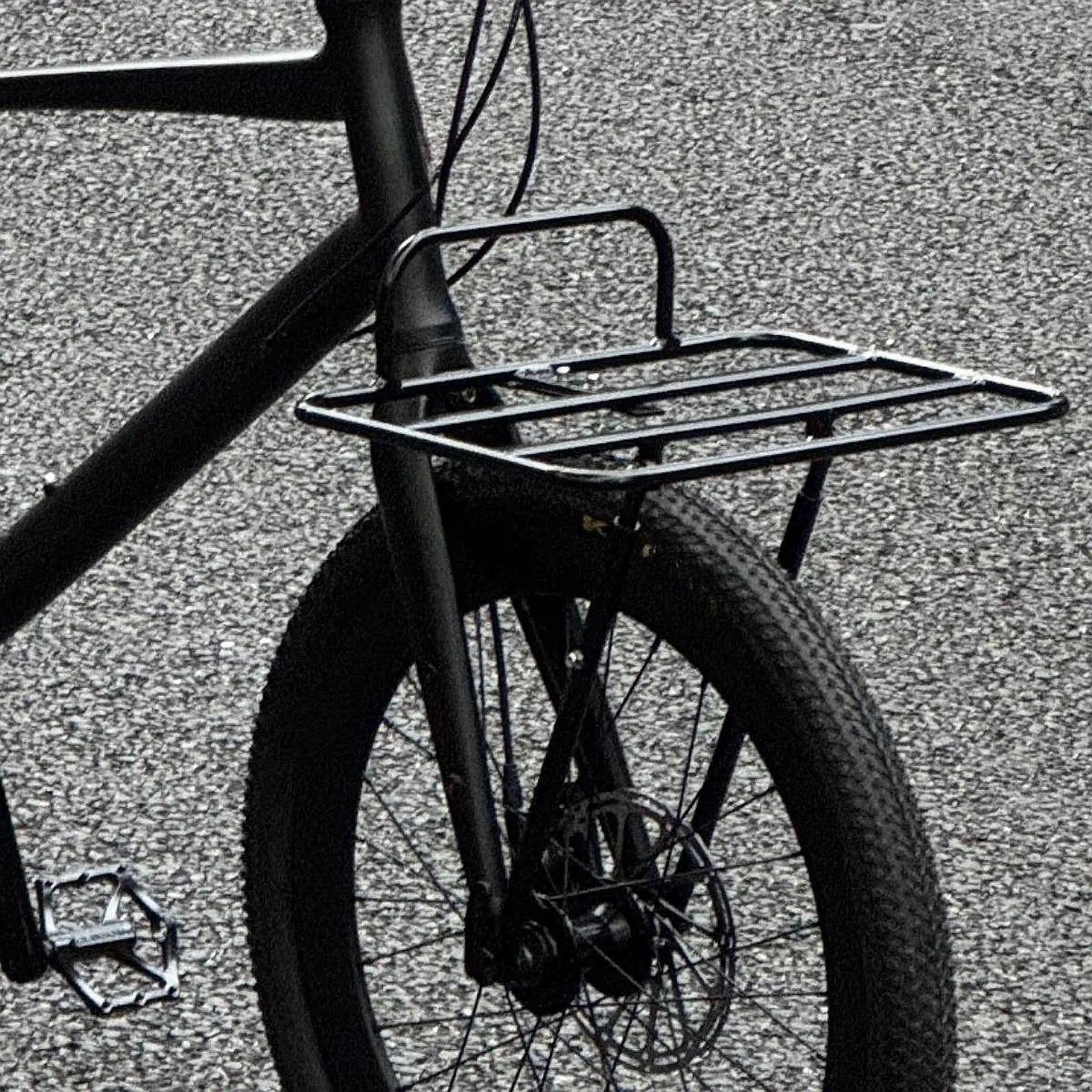 Front Bicycle Parcel Holder Aluminum Alloy Cargo Rack Universal Fit Easy Mounting for Road Mountain Folding Bike Accessories