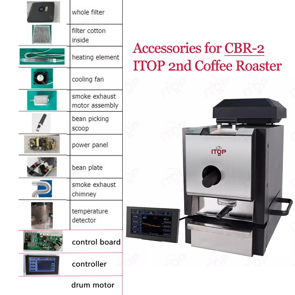 Spare Parts for ITOP CBR-2 Coffee Roaster ITOP Roaster