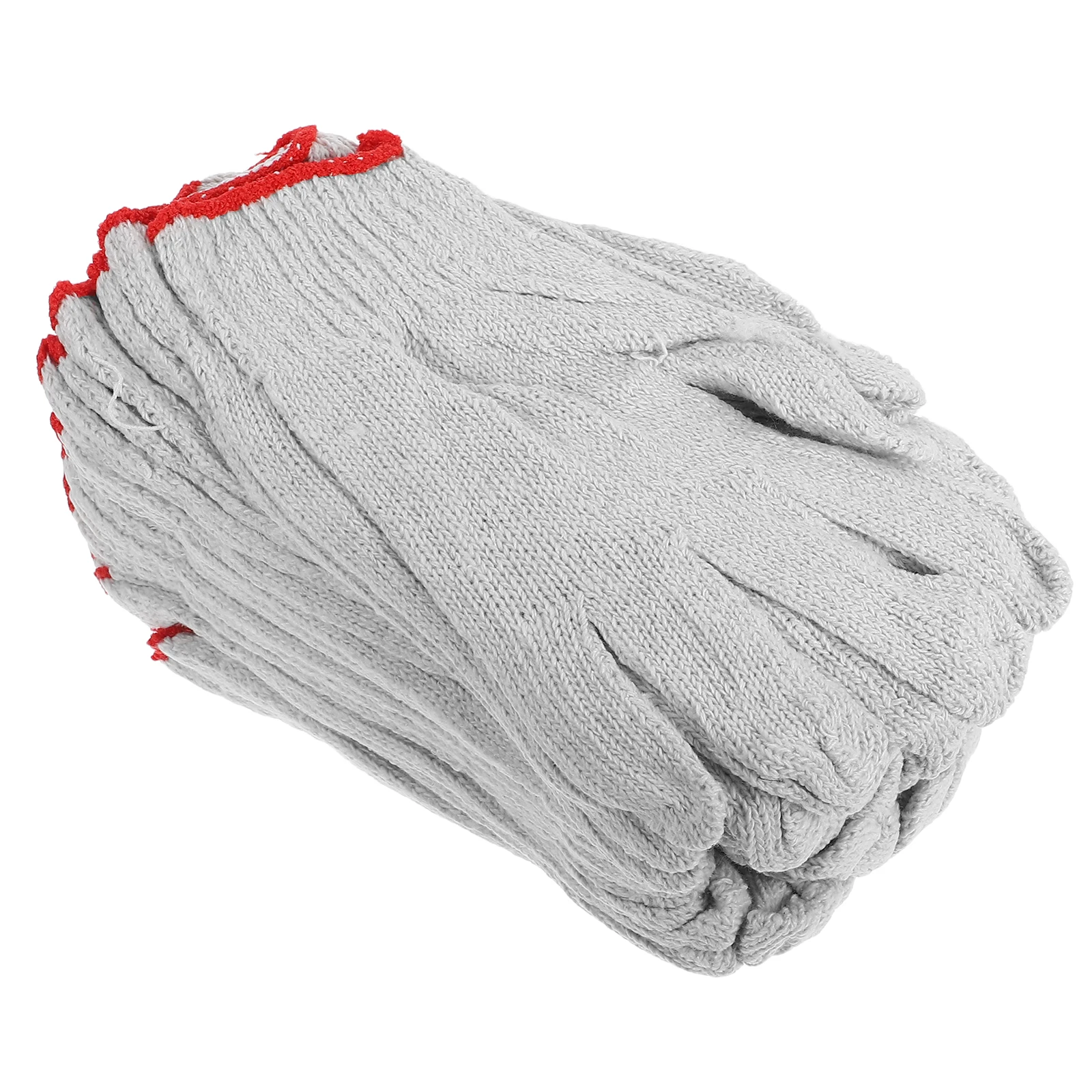 

12 Pairs Safety Nylon Work Gloves Anti-Slip Breathable Protective Hand Gear For Warehouse Construction Mechanical Labor